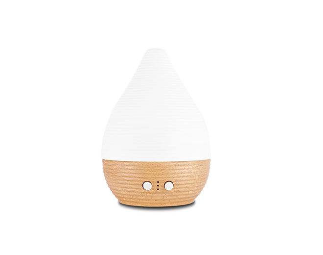 M7BT Bre-Wooden Base Cute Mini Art Electric Ultrasonic Aroma Diffuser With Light for desk